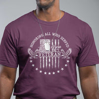 Veterans Day T Shirt Honoring All Who Served Thank You - Wonder Print Shop