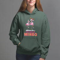 Fa La La Mingo Flamingo Hawaiian Retro Christmas Hoodie - Wonder Print Shop