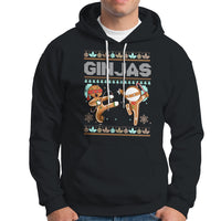 Ginjas Gingerbread Ninjas Funny Christmas Hoodie - Wonder Print Shop