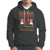 Merry Catmas Funny Cat Christmas Hoodie - Wonder Print Shop