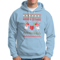 Merry Catmas Funny Cat Christmas Hoodie - Wonder Print Shop