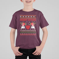Merry Catmas Funny Cat Christmas T Shirt For Kid - Wonder Print Shop