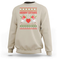 Merry Catmas Funny Cat Christmas Sweatshirt - Wonder Print Shop