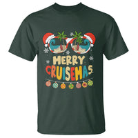 Merry Cruisemas Hawaiian Christmas Palm Tree Sunglass T Shirt - Wonder Print Shop