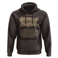 Black History Hoodie 1619 Sixteen-Nineteen Established