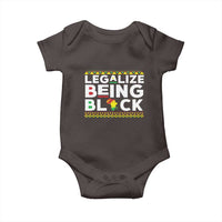 Black Pride Baby Onesie Legalize Being Black History Month