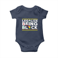 Black Pride Baby Onesie Legalize Being Black History Month