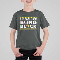 Black Pride T Shirt For Kid Legalize Being Black History Month