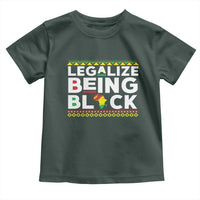 Black Pride Toddler T Shirt Legalize Being Black History Month