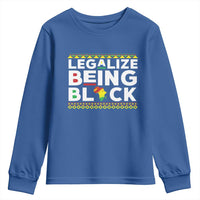 Black Pride Youth Sweatshirt Legalize Being Black History Month