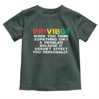 Black History Month Toddler T Shirt Privilege Explained BLM