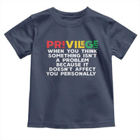 Black History Month Toddler T Shirt Privilege Explained BLM