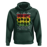 Black History Hoodie Our Ancestors Escape Routes Braids