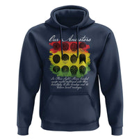 Black History Hoodie Our Ancestors Escape Routes Braids