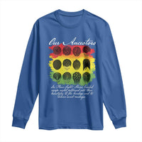 Black History Long Sleeve Shirt Our Ancestors Escape Routes Braids