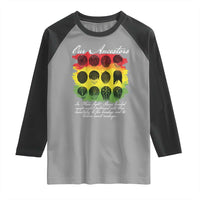Black History Raglan Shirt Our Ancestors Escape Routes Braids
