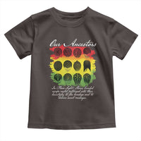 Black History Toddler T Shirt Our Ancestors Escape Routes Braids