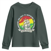 Black History Pride Youth Sweatshirt Honoring The Past Inspiring The Future