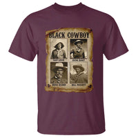 Black Cowboy T Shirt African American Legendary Cowboys Black History