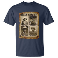 Black Cowboy T Shirt African American Legendary Cowboys Black History