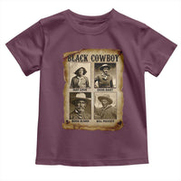 Black Cowboy Toddler T Shirt African American Legendary Cowboys Black History