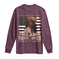 Black Cowgirl Long Sleeve Shirt Melanin Rodeo Queen African American