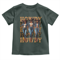 Black Cowgirl Toddler T Shirt Howdy Melanin Rodeo Queen