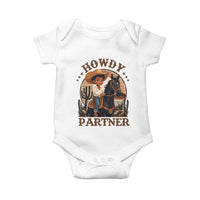 Black Cowboy Baby Onesie Howdy Partner Black History Month
