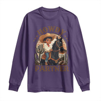 Black Cowboy Long Sleeve Shirt Howdy Partner Black History Month