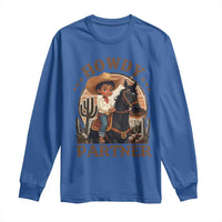 Black Cowboy Long Sleeve Shirt Howdy Partner Black History Month