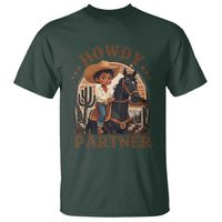 Black Cowboy T Shirt Howdy Partner Black History Month