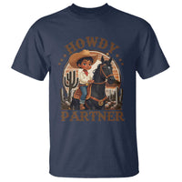 Black Cowboy T Shirt Howdy Partner Black History Month