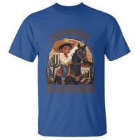 Black Cowboy T Shirt Howdy Partner Black History Month