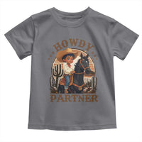 Black Cowboy Toddler T Shirt Howdy Partner Black History Month