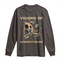 Visions Of Afrofuturism African American Long Sleeve Shirt Black History And Future
