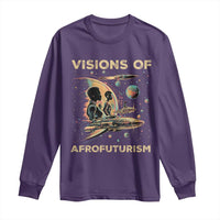 Visions Of Afrofuturism African American Long Sleeve Shirt Black History And Future