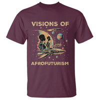 Visions Of Afrofuturism African American T Shirt Black History And Future