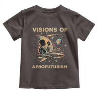 Visions Of Afrofuturism African American Toddler T Shirt Black History And Future
