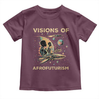 Visions Of Afrofuturism African American Toddler T Shirt Black History And Future