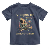 Visions Of Afrofuturism African American Toddler T Shirt Black History And Future