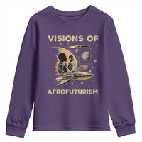 Visions Of Afrofuturism African American Youth Sweatshirt Black History And Future