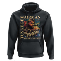 Tuskegee Airman Hoodie American Heroes US Pilots Black History