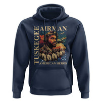 Tuskegee Airman Hoodie American Heroes US Pilots Black History