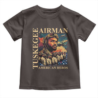 Tuskegee Airman Toddler T Shirt American Heroes US Pilots Black History