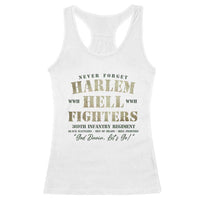 Harlem Hellfighters Racerback Tank Top American Black History Military Soldiers