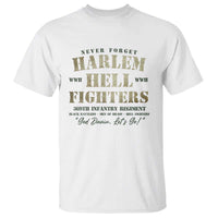 Harlem Hellfighters T Shirt American Black History Military Soldiers