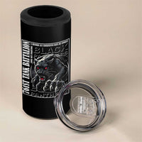 Black Panther Party 4 in 1 Can Cooler Tumbler 761st Tank Battalion Black History