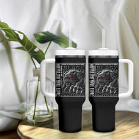 Black Panther Party Tumbler With Handle 761st Tank Battalion Black History