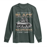 761st Tank Battalion Tribute Black Panther Party History Long Sleeve Shirt
