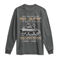 761st Tank Battalion Tribute Black Panther Party History Long Sleeve Shirt